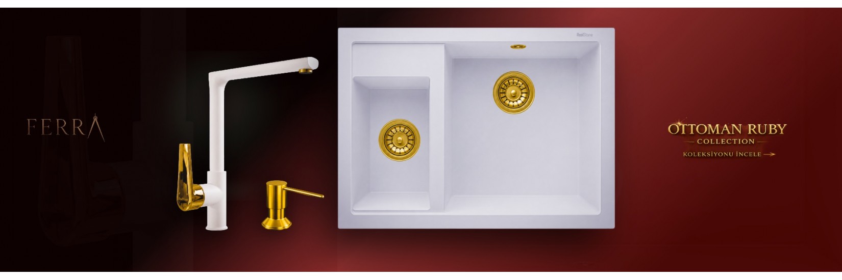 Realstone ve Crauf mutfak ürünleri