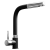 RealStone Sümela Mutfak Bataryası - 360° Döner Borulu ve Su Tasarruflu - Siyah