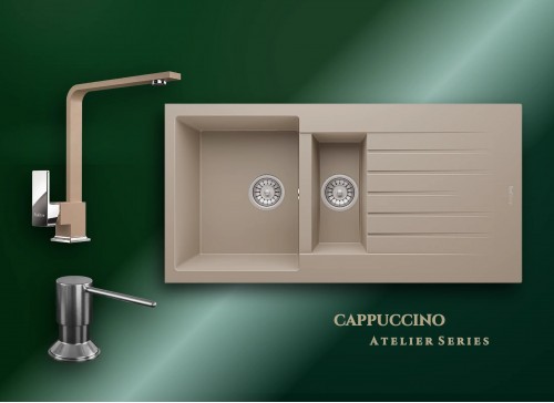 Cappuccino Atelier Series Troya 100 P005 & Göksu Premium Mutfak Koleksiyonu