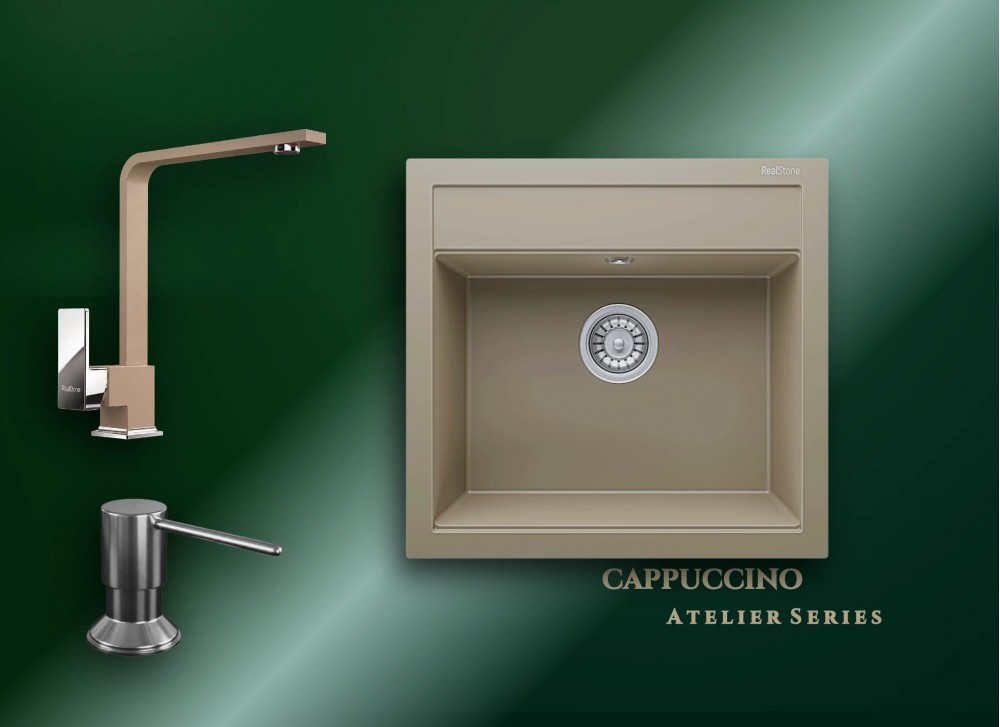 Cappuccino Atelier Series Olympos 56 K004 & Göksu Premium Mutfak Koleksiyonu