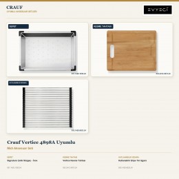 Crauf Vertice 4898A Uyumlu Midi Aksesuar Seti | 3 Parça
