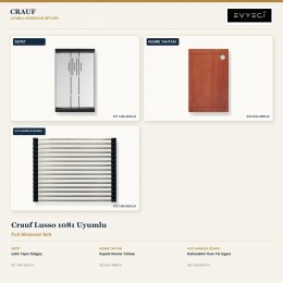 Crauf Lusso 1081 Uyumlu Full Aksesuar Seti | 3 Parça