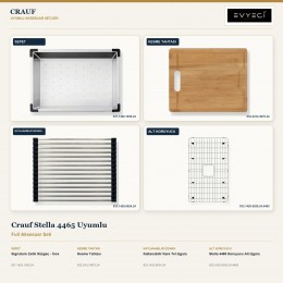 Crauf Stella 4465 Uyumlu Full Aksesuar Seti | 4 Parça