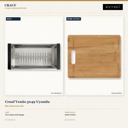 Crauf Venüs 3049 Uyumlu Mini Aksesuar Seti | 2 Parça