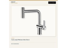 Crauf Lusso 1075 Mat Gri 100×50 cm Evye + Lusso 4035 Platinum Satin (İnox) Batarya | 2 Parça Soft Pro