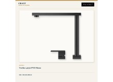 Crauf Vertice 4875 PVD Füme 75×48 cm Evye + Vertice 4050 Batarya + Aynı Renk Sabunluk | 3 Parça Soft Lift Crauf Vertice 4875 PVD Füme 75×48 cm Evye + Vertice 4050 Batarya + Aynı Renk Sabunluk | 3 Parça Soft Lift