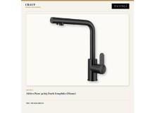 Crauf Via Bella 6072 PVD Füme 86×45 cm Evye + Attivo Pure 4065 Batarya + Aynı Renk Sabunluk | 3 Parça Soft Pure Crauf Via Bella 6072 PVD Füme 86×45 cm Evye + Attivo Pure 4065 Batarya + Aynı Renk Sabunluk | 3 Parça Soft Pure