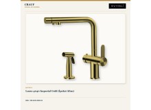 Crauf Lusso 1075 PVD Altın 100×50 cm Evye + Lusso 4040 Batarya + Aynı Renk Sabunluk | 3 Parça Soft Pure Crauf Lusso 1075 PVD Altın 100×50 cm Evye + Lusso 4040 Batarya + Aynı Renk Sabunluk | 3 Parça Soft Pure