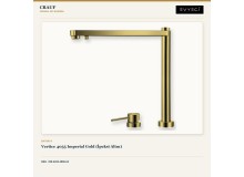 Crauf Vertice 4875 PVD Altın 75×48 cm Evye + Vertice 4055 Batarya + Aynı Renk Sabunluk | 3 Parça Soft Pure Crauf Vertice 4875 PVD Altın 75×48 cm Evye + Vertice 4055 Batarya + Aynı Renk Sabunluk | 3 Parça Soft Pure