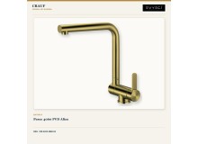 Crauf Via Lattea 6175 Sol PVD Altın 100×51 cm Evye + Pesce 4060 Imperial Gold (İpeksi Altın) Batarya | 2 Parça Soft Classic Crauf Via Lattea 6175 Sol PVD Altın 100×51 cm Evye + Pesce 4060 Imperial Gold (İpeksi Altın) Batarya | 2 Parça Soft Classic