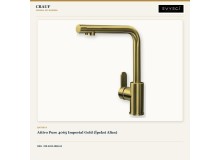 Crauf Via Lattea 6172 Sağ PVD Altın 86×51 cm Evye + Attivo Pure 4065 Imperial Gold (İpeksi Altın) Batarya | 2 Parça Soft Pure Crauf Via Lattea 6172 Sağ PVD Altın 86×51 cm Evye + Attivo Pure 4065 Imperial Gold (İpeksi Altın) Batarya | 2 Parça Soft Pure