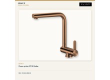 Crauf Poli 6311 PVD Bakır 86×51 cm Evye + Pesce 4060 Royal Bronze (Bakır) Batarya | 2 Parça Soft Classic Crauf Poli 6311 PVD Bakır 86×51 cm Evye + Pesce 4060 Royal Bronze (Bakır) Batarya | 2 Parça Soft Classic
