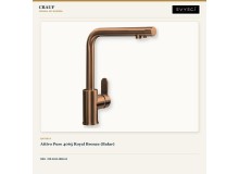 Crauf Via Lattea 6172 Sağ PVD Bakır 86×51 cm Evye + Attivo Pure 4065 Royal Bronze (Bakır) Batarya | 2 Parça Soft Pure Crauf Via Lattea 6172 Sağ PVD Bakır 86×51 cm Evye + Attivo Pure 4065 Royal Bronze (Bakır) Batarya | 2 Parça Soft Pure