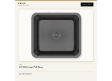 Crauf Lavello 3040 PVD Füme 45×40 cm Evye + Attivo Pure 4065 Dark Graphite (Füme) Batarya | 2 Parça Soft Pure Crauf Lavello 3040 PVD Füme 45×40 cm Evye + Attivo Pure 4065 Dark Graphite (Füme) Batarya | 2 Parça Soft Pure