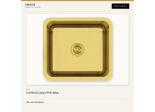 Crauf Lavello 3040 PVD Altın 45×40 cm Evye + Attivo Pure 4065 Imperial Gold (İpeksi Altın) Batarya | 2 Parça Soft Pure Crauf Lavello 3040 PVD Altın 45×40 cm Evye + Attivo Pure 4065 Imperial Gold (İpeksi Altın) Batarya | 2 Parça Soft Pure