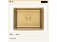 Crauf Venüs 3049 PVD Altın 49×44 cm Evye + Attivo Pure 4065 Batarya + Aynı Renk Sabunluk | 3 Parça Soft Pure Crauf Venüs 3049 PVD Altın 49×44 cm Evye + Attivo Pure 4065 Batarya + Aynı Renk Sabunluk | 3 Parça Soft Pure