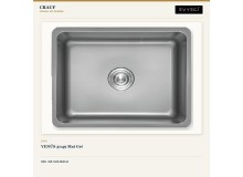 Crauf Venüs 3049 Mat Gri 49×44 cm Evye + Pesce 4060 Platinum Satin (İnox) Batarya | 2 Parça Soft Classic Crauf Venüs 3049 Mat Gri 49×44 cm Evye + Pesce 4060 Platinum Satin (İnox) Batarya | 2 Parça Soft Classic