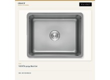 Crauf Venüs 3054 Mat Gri 54×44 cm Evye + Lusso 4030 Platinum Satin (İnox) Batarya | 2 Parça Soft Flex Crauf Venüs 3054 Mat Gri 54×44 cm Evye + Lusso 4030 Platinum Satin (İnox) Batarya | 2 Parça Soft Flex