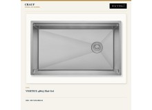 Crauf Vertice 4865 Mat Gri 65×48 cm Evye + Vertice 4050 Platinum Satin (İnox) Batarya | 2 Parça Soft Lift Crauf Vertice 4865 Mat Gri 65×48 cm Evye + Vertice 4050 Platinum Satin (İnox) Batarya | 2 Parça Soft Lift