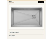 Crauf Vertice 4875 Mat Gri 75×48 cm Evye + Vertice 4050 Platinum Satin (İnox) Batarya | 2 Parça Soft Lift Crauf Vertice 4875 Mat Gri 75×48 cm Evye + Vertice 4050 Platinum Satin (İnox) Batarya | 2 Parça Soft Lift
