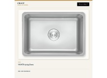 Crauf Venüs 3054 İnox 54×44 cm Evye + Attivo Pure 4065 Batarya + Aynı Renk Sabunluk | 3 Parça Soft Pure Crauf Venüs 3054 İnox 54×44 cm Evye + Attivo Pure 4065 Batarya + Aynı Renk Sabunluk | 3 Parça Soft Pure