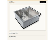Crauf Stella 4449 İnox 49×44 cm Evye + Pesce 4060 Platinum Satin (İnox) Batarya | 2 Parça Soft Classic Crauf Stella 4449 İnox 49×44 cm Evye + Pesce 4060 Platinum Satin (İnox) Batarya | 2 Parça Soft Classic