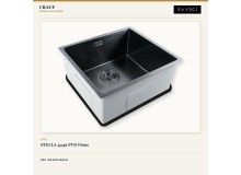 Crauf Stella 4449 PVD Füme 49×44 cm Evye + Pesce 4060 Dark Graphite (Füme) Batarya | 2 Parça Soft Classic Crauf Stella 4449 PVD Füme 49×44 cm Evye + Pesce 4060 Dark Graphite (Füme) Batarya | 2 Parça Soft Classic