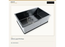 Crauf Stella 4465 PVD Füme 65×44 cm Evye + Attivo Pure 4065 Dark Graphite (Füme) Batarya | 2 Parça Soft Pure Crauf Stella 4465 PVD Füme 65×44 cm Evye + Attivo Pure 4065 Dark Graphite (Füme) Batarya | 2 Parça Soft Pure