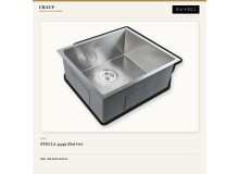 Crauf Stella 4449 Mat Gri 49×44 cm Evye + Lusso 4030 Platinum Satin (İnox) Batarya | 2 Parça Soft Flex Crauf Stella 4449 Mat Gri 49×44 cm Evye + Lusso 4030 Platinum Satin (İnox) Batarya | 2 Parça Soft Flex