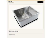 Crauf Stella 4454 Mat Gri 54×44 cm Evye + Lusso 4030 Platinum Satin (İnox) Batarya | 2 Parça Soft Flex Crauf Stella 4454 Mat Gri 54×44 cm Evye + Lusso 4030 Platinum Satin (İnox) Batarya | 2 Parça Soft Flex
