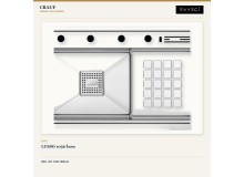 Crauf Lusso 1056 İnox 86×48 cm Evye + Lusso 4040 Platinum Satin (İnox) Batarya | 2 Parça Soft Pure Crauf Lusso 1056 İnox 86×48 cm Evye + Lusso 4040 Platinum Satin (İnox) Batarya | 2 Parça Soft Pure