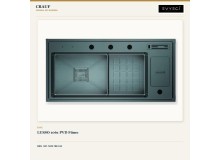 Crauf Lusso 1061 PVD Füme 100×48 cm Evye + Lusso 4035 Dark Graphite (Füme) Batarya | 2 Parça Soft Pro Crauf Lusso 1061 PVD Füme 100×48 cm Evye + Lusso 4035 Dark Graphite (Füme) Batarya | 2 Parça Soft Pro