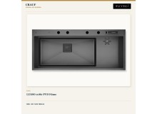 Crauf Lusso 1080 PVD Füme 118×50 cm Evye + Lusso 4035 Dark Graphite (Füme) Batarya | 2 Parça Soft Pro Crauf Lusso 1080 PVD Füme 118×50 cm Evye + Lusso 4035 Dark Graphite (Füme) Batarya | 2 Parça Soft Pro