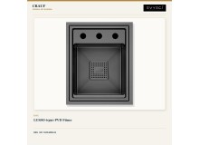 Crauf Lusso 6390 PVD Füme 38×47 cm Evye + Lusso 4035 Dark Graphite (Füme) Batarya | 2 Parça Soft Pro Crauf Lusso 6390 PVD Füme 38×47 cm Evye + Lusso 4035 Dark Graphite (Füme) Batarya | 2 Parça Soft Pro