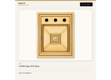 Crauf Lusso 6390 PVD Altın 38×47 cm Evye + Lusso 4040 Batarya + Aynı Renk Sabunluk | 3 Parça Soft Pure Crauf Lusso 6390 PVD Altın 38×47 cm Evye + Lusso 4040 Batarya + Aynı Renk Sabunluk | 3 Parça Soft Pure