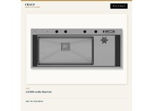 Crauf Lusso 1080 Mat Gri 118×50 cm Evye + Lusso 4035 Platinum Satin (İnox) Batarya | 2 Parça Soft Pro Crauf Lusso 1080 Mat Gri 118×50 cm Evye + Lusso 4035 Platinum Satin (İnox) Batarya | 2 Parça Soft Pro