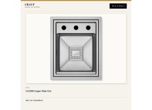 Crauf Lusso 6390 Mat Gri 38×47 cm Evye + Lusso 4035 Platinum Satin (İnox) Batarya | 2 Parça Soft Pro Crauf Lusso 6390 Mat Gri 38×47 cm Evye + Lusso 4035 Platinum Satin (İnox) Batarya | 2 Parça Soft Pro