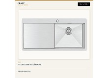 Crauf Via Lattea 6174 Sol İnox 100×51 cm Evye + Pesce 4060 Batarya + Aynı Renk Sabunluk | 3 Parça Soft Classic Crauf Via Lattea 6174 Sol İnox 100×51 cm Evye + Pesce 4060 Batarya + Aynı Renk Sabunluk | 3 Parça Soft Classic