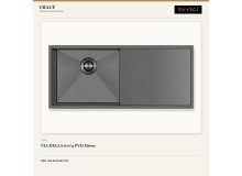 Crauf Via Bella 6074 PVD Füme 100×45 cm Evye + Attivo Pure 4065 Dark Graphite (Füme) Batarya | 2 Parça Soft Pure Crauf Via Bella 6074 PVD Füme 100×45 cm Evye + Attivo Pure 4065 Dark Graphite (Füme) Batarya | 2 Parça Soft Pure