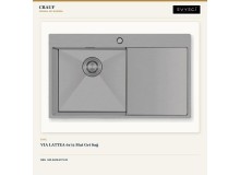 Crauf Via Lattea 6172 Sağ Mat Gri Evye + Attivo Pure 4065 Platinum Satin (İnox) Batarya | 2 Parça Soft Pure Crauf Via Lattea 6172 Sağ Mat Gri Evye + Attivo Pure 4065 Platinum Satin (İnox) Batarya | 2 Parça Soft Pure