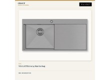 Crauf Via Lattea 6174 Sağ Mat Gri Evye + Lusso 4030 Platinum Satin (İnox) Batarya | 2 Parça Soft Flex Crauf Via Lattea 6174 Sağ Mat Gri Evye + Lusso 4030 Platinum Satin (İnox) Batarya | 2 Parça Soft Flex