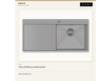 Crauf Via Lattea 6174 Sol Mat Gri Evye + Lusso 4030 Platinum Satin (İnox) Batarya | 2 Parça Soft Flex Crauf Via Lattea 6174 Sol Mat Gri Evye + Lusso 4030 Platinum Satin (İnox) Batarya | 2 Parça Soft Flex