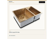 Crauf Stella 4563 PVD Altın 63×45 cm Evye + Attivo Pure 4065 Batarya + Aynı Renk Sabunluk | 3 Parça Soft Pure Crauf Stella 4563 PVD Altın 63×45 cm Evye + Attivo Pure 4065 Batarya + Aynı Renk Sabunluk | 3 Parça Soft Pure