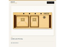 Crauf Lusso 1081 PVD Altın 120×50 cm Evye + Lusso 4035 Imperial Gold (İpeksi Altın) Batarya | 2 Parça Soft Pro Crauf Lusso 1081 PVD Altın 120×50 cm Evye + Lusso 4035 Imperial Gold (İpeksi Altın) Batarya | 2 Parça Soft Pro