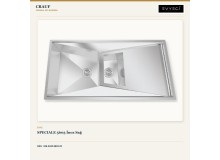 Crauf Speciale 5603 Sağ İnox 100×50 cm Evye + Pesce 4060 Platinum Satin (İnox) Batarya | 2 Parça Soft Classic Crauf Speciale 5603 Sağ İnox 100×50 cm Evye + Pesce 4060 Platinum Satin (İnox) Batarya | 2 Parça Soft Classic