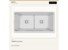 Crauf Vertice 2075 İnox 101,6×50,8 cm Evye + Vertice 4050 Platinum Satin (İnox) Batarya | 2 Parça Soft Lift Crauf Vertice 2075 İnox 101,6×50,8 cm Evye + Vertice 4050 Platinum Satin (İnox) Batarya | 2 Parça Soft Lift