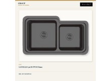 Crauf Lavello 3078 PVD Füme 78×45,2 cm Evye + Attivo Pure 4065 Batarya + Aynı Renk Sabunluk | 3 Parça Soft Pure Crauf Lavello 3078 PVD Füme 78×45,2 cm Evye + Attivo Pure 4065 Batarya + Aynı Renk Sabunluk | 3 Parça Soft Pure