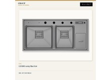 Crauf Lusso 1065 Mat Gri 100×49 cm Evye + Lusso 4030 Platinum Satin (İnox) Batarya | 2 Parça Soft Flex Crauf Lusso 1065 Mat Gri 100×49 cm Evye + Lusso 4030 Platinum Satin (İnox) Batarya | 2 Parça Soft Flex