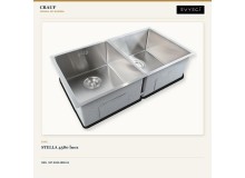 Crauf Stella 4580 İnox 80×45 cm Evye + Attivo Pure 4065 Platinum Satin (İnox) Batarya | 2 Parça Soft Pure Crauf Stella 4580 İnox 80×45 cm Evye + Attivo Pure 4065 Platinum Satin (İnox) Batarya | 2 Parça Soft Pure