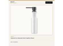 Crauf Via Bella 6072 PVD Füme 86×45 cm Evye + Attivo Pure 4065 Batarya + Aynı Renk Sabunluk | 3 Parça Soft Pure Crauf Via Bella 6072 PVD Füme 86×45 cm Evye + Attivo Pure 4065 Batarya + Aynı Renk Sabunluk | 3 Parça Soft Pure